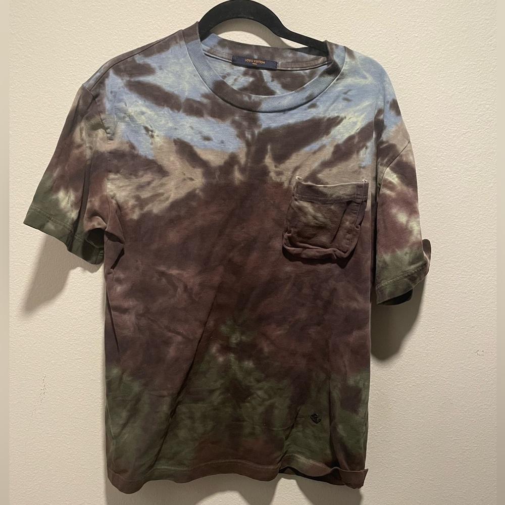 LOUIS VUITTON VIRGIL ABLOH FW19 RUNWAY TYE DYE TOP